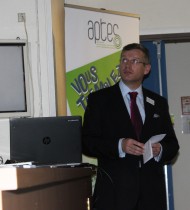 Fabrice Barcq, président de Aptes