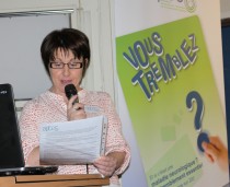 Roselyne Radigue, secrétaire de Aptes